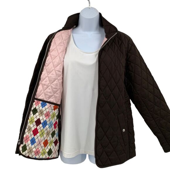 Land's End Quilted Jacket Coat Sz. S - Picture 7 of 15